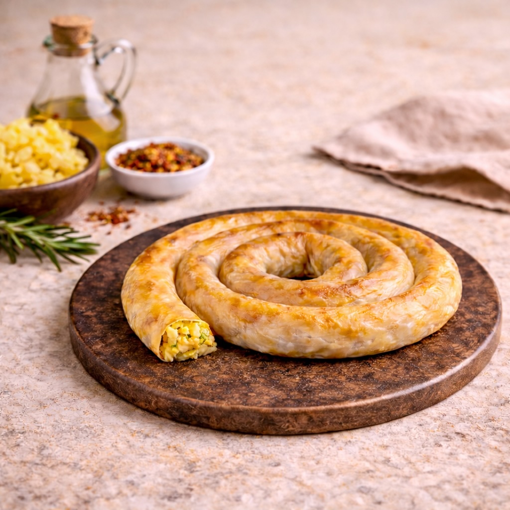 CIRCLE POTATO PASTRY TEPSI